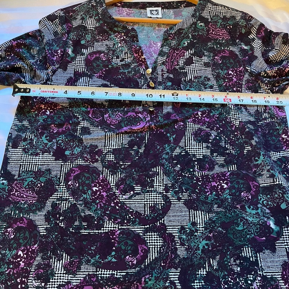Anne Klein top - sz L - Picture 4 of 4